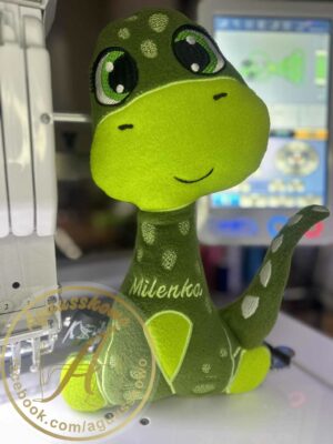 Computer Embroidery Mascot -004 Dinosaur