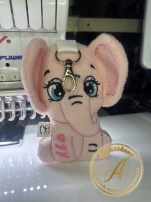 Computer Embroidery Keychain-022 Elephant​