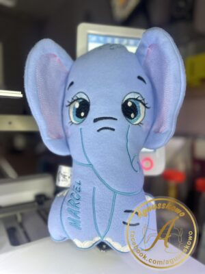 Computer Embroidery Mascot -023 Elephant
