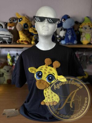 Computer Embroidery Clothes -001 Giraffe