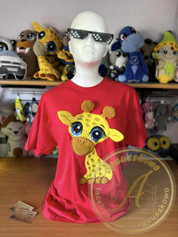 Computer Embroidery Clothes -002 Giraffe
