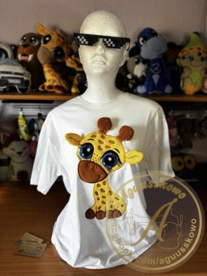 Computer Embroidery Clothes -003 Giraffe