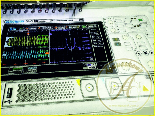 Computer Embroidery Mascot -012 Oscilloscope - obrazek 5