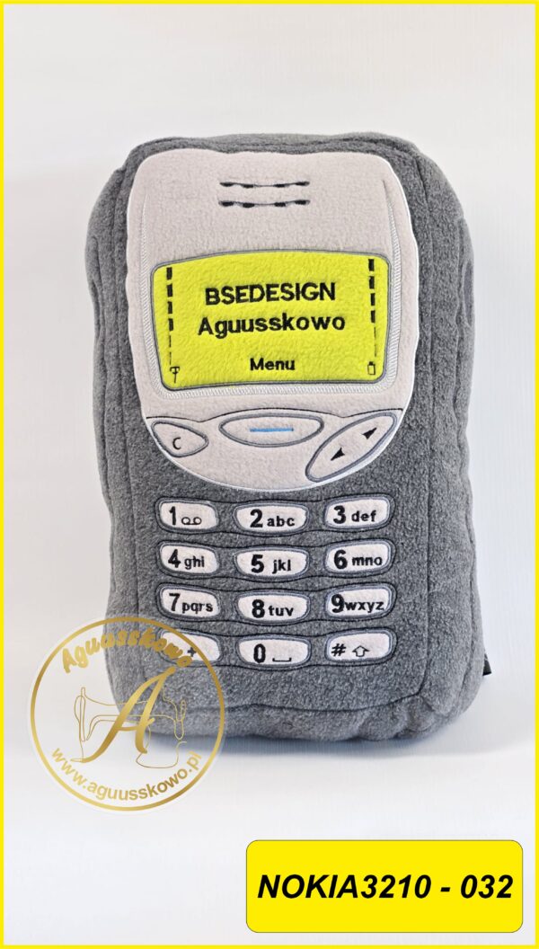 Poduszka Haftowana Komputerowo NOKIA 3210 -032